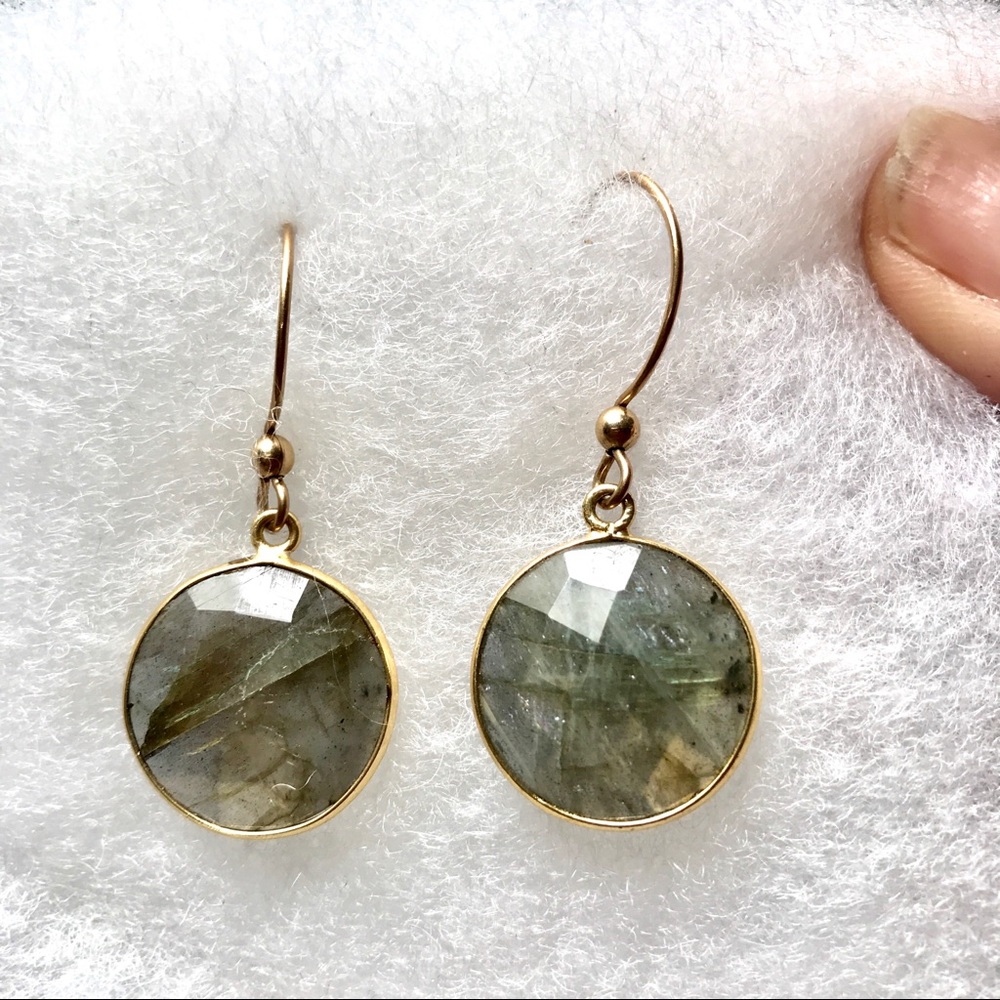 Labradorite Gem Earrings